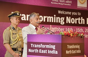 The Governor of Arunachal Pradesh Brig. (Dr.) B.D. Mishra (Retd.) inaugurate the Two-day National Convention on the theme �Transforming North East India� at New Delhi on 14th October 2017.